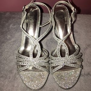 Silver heels
